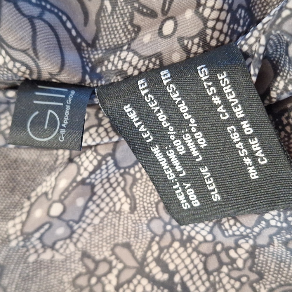 Black Rivet Leather Jacket - Picture 10 of 14